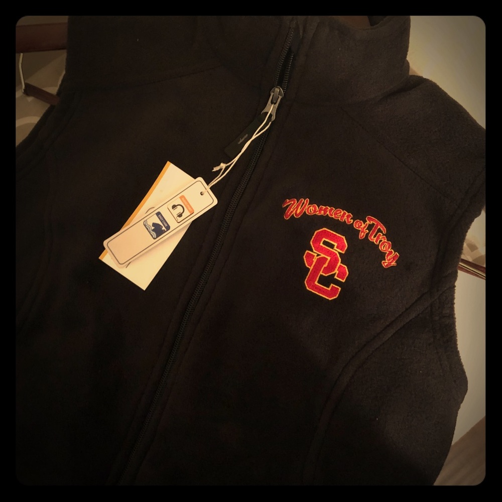 USC Black Fleece Vest